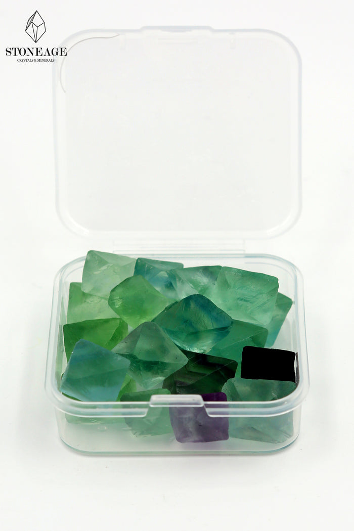 Natural Fluorite Octahedrons