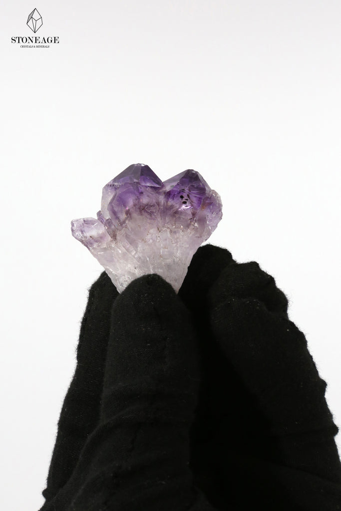 Amethyst crystal points Flat