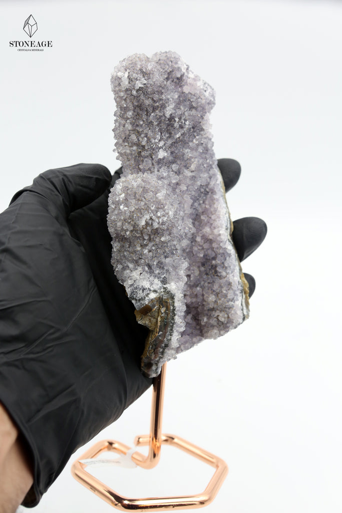 Amethyst Cluster with Stand