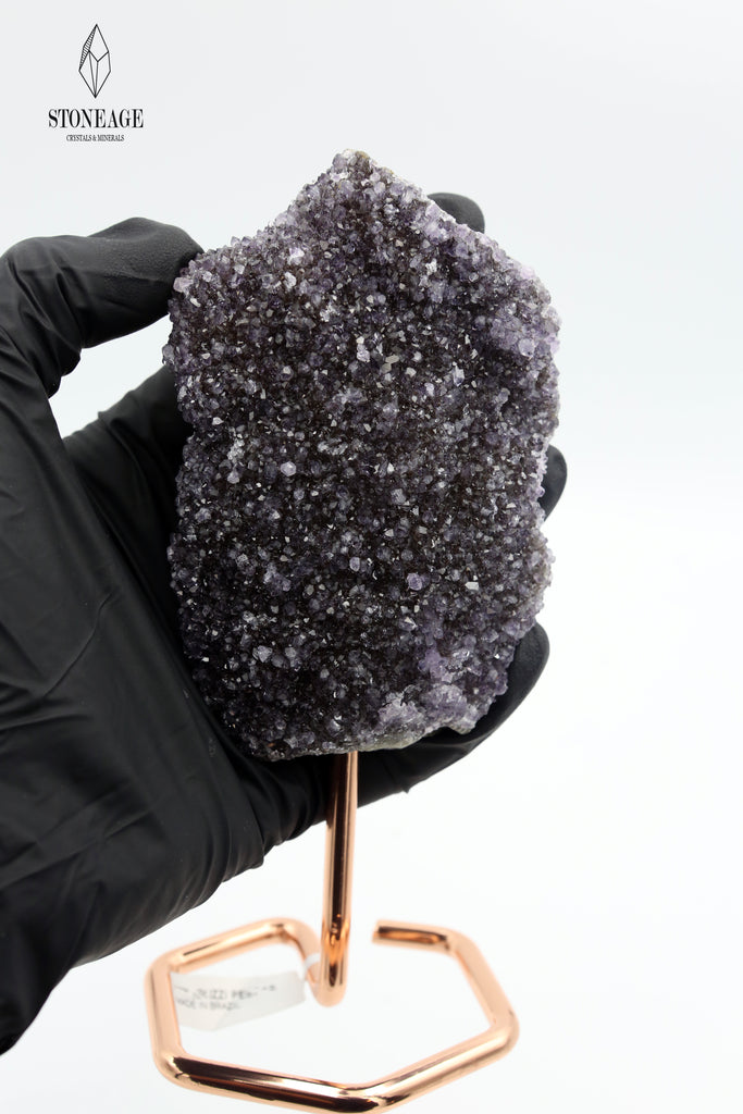 Amethyst Cluster with Stand