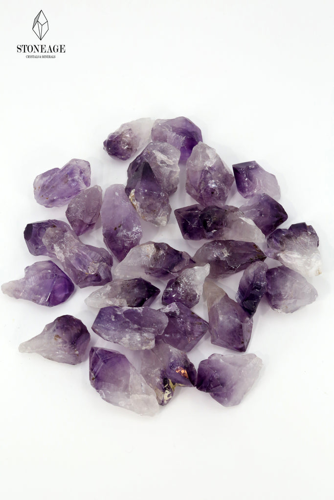 Amethyst crystal points Flat