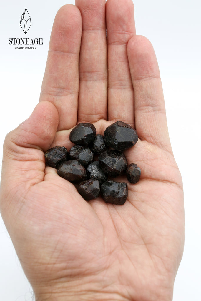 Red Garnet crystals