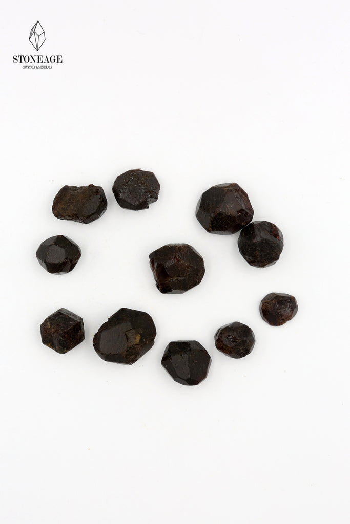 Red Garnet crystals