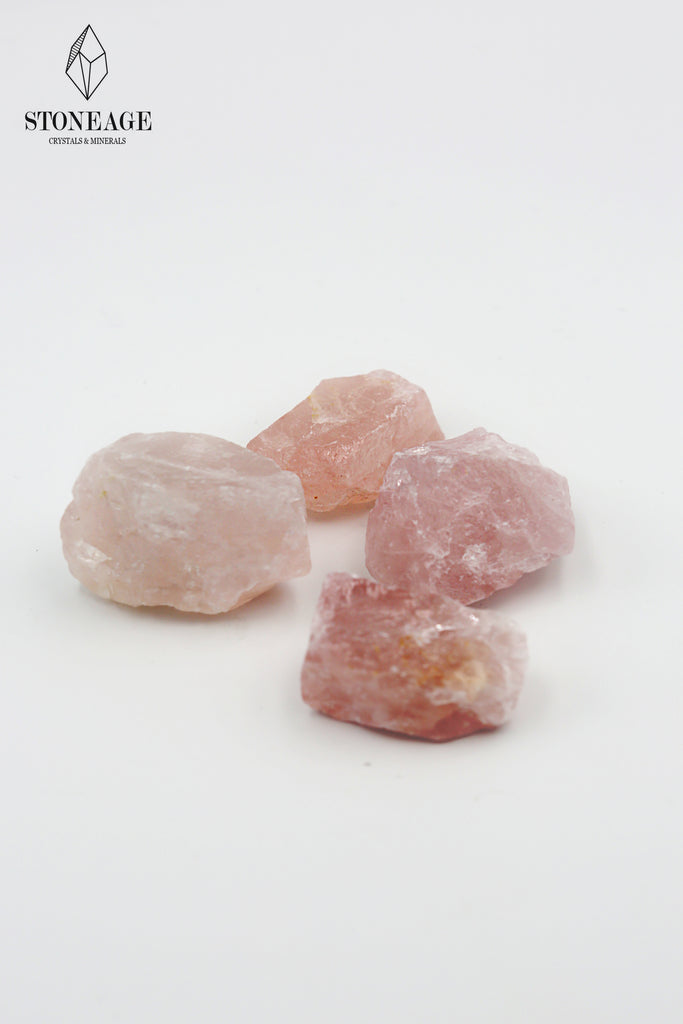 Natural Rose Quartz crystals