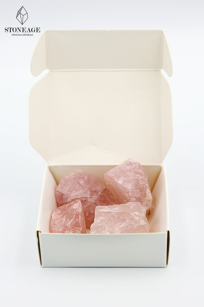 Natural Rose Quartz crystals