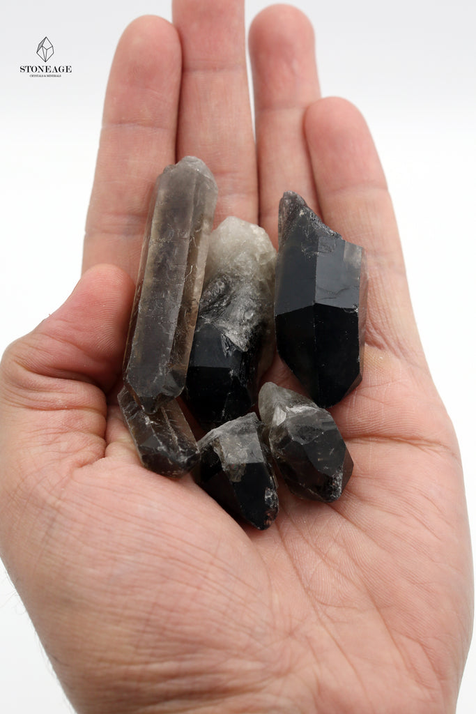 Natural Smoky quartz crystals